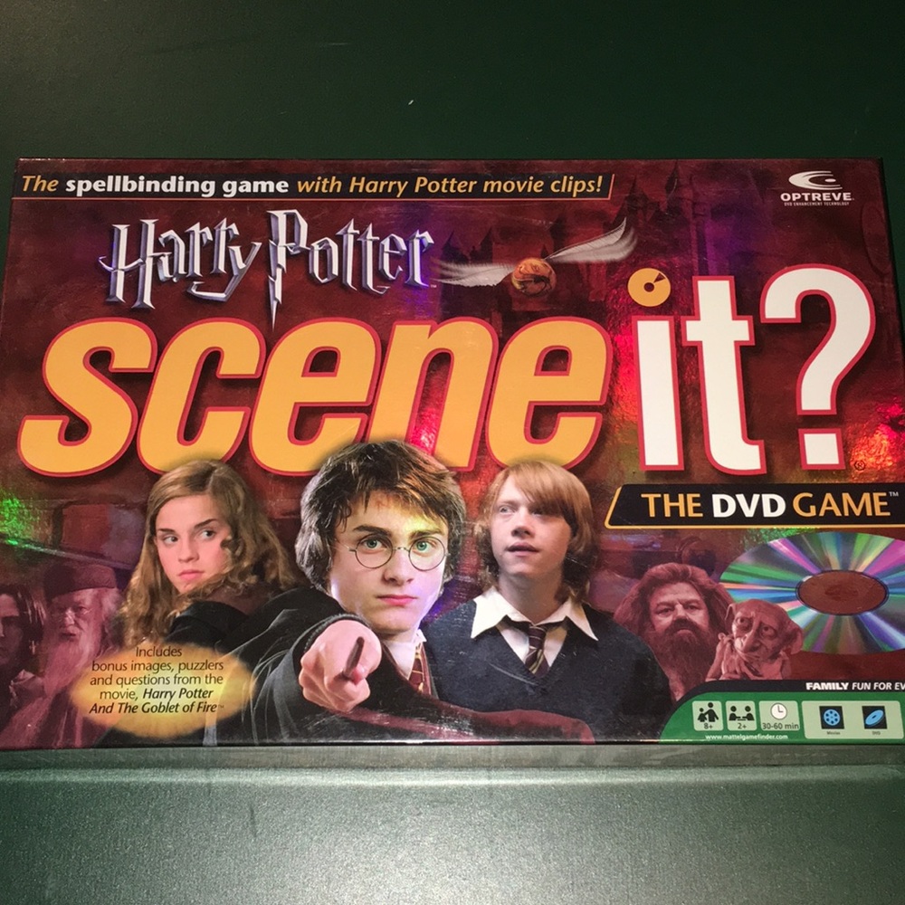 Rare Find Harry Potter Scene It DVD Game